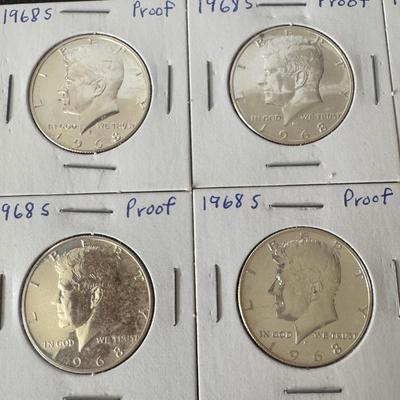 1968 -S Kennedy Half Dollar Proofs