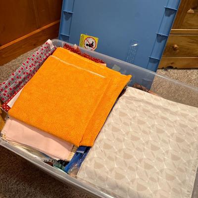 Tote of fabric