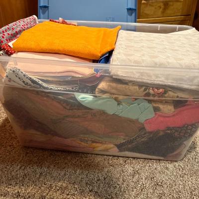 Tote of fabric