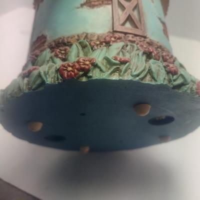 Resin Thatch Roof Cottage Design Bird House