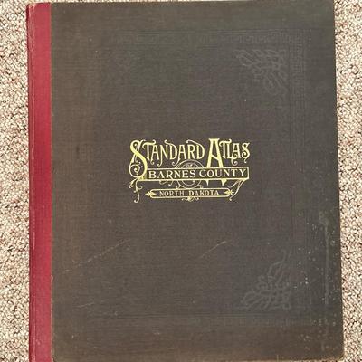 1928 Barnes County Atlas including Platt book