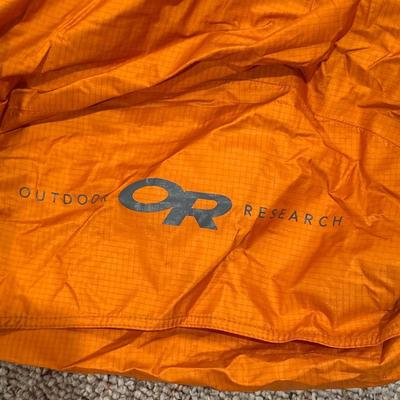 Vintage Eddie Bauer goose down sleeping bag & OR Bivy Shelter/tent
