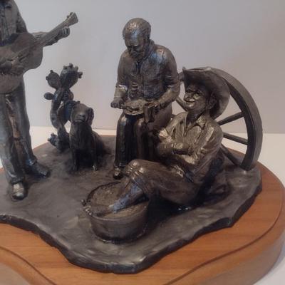 Michael Ricker Signed Limited Edition Pewter Cowboy Sculpture