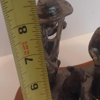 Michael Ricker Signed Limited Edition Pewter Cowboy Sculpture