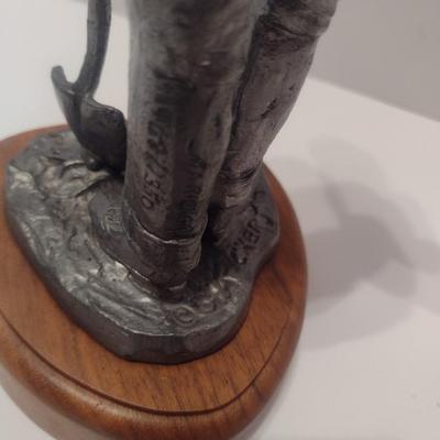 Michael Ricker Signed Limited Edition Pewter 'Cletus' Sculpture