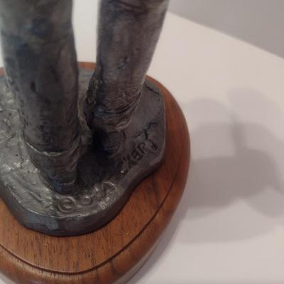 Michael Ricker Signed Limited Edition Pewter 'Cletus' Sculpture