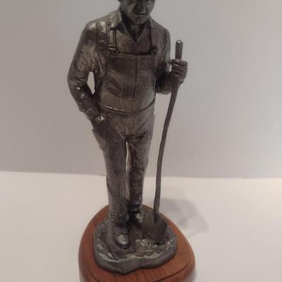 Michael Ricker Signed Limited Edition Pewter 'Cletus' Sculpture