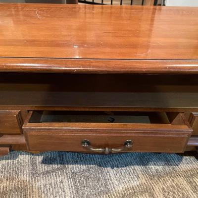 Long oval coffee table