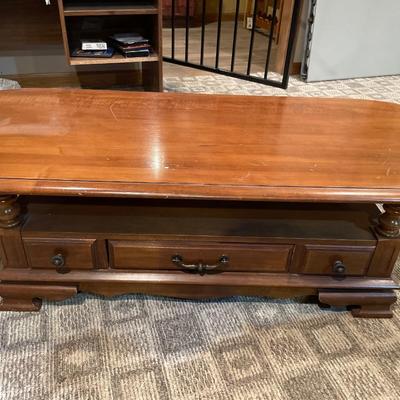 Long oval coffee table