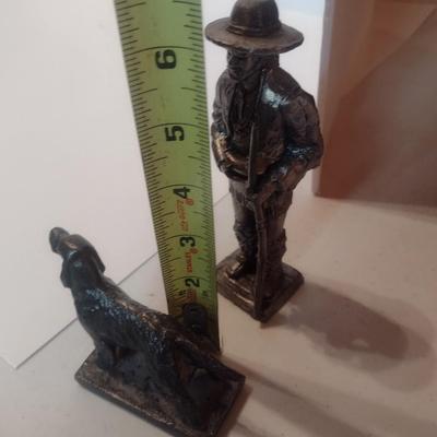 Michael Ricker Signed Limited Edition Pewter Frontier Bound Sculpture