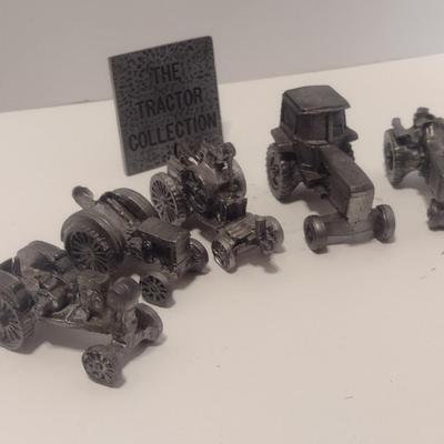 Pewter Figurine Tractor Collection