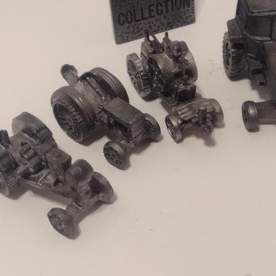 Pewter Figurine Tractor Collection