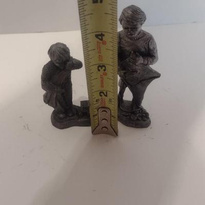Pewter Children Figurine Collection
