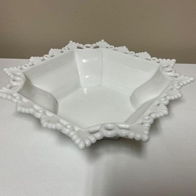 Milk Glass Bowl