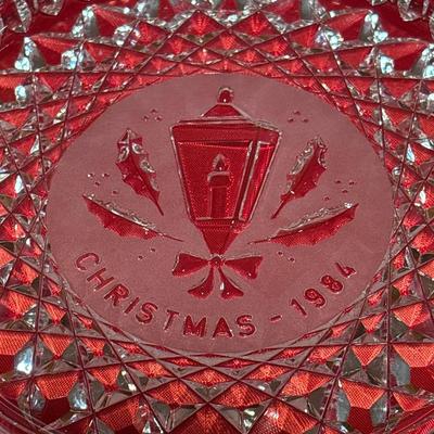 Waterford Crystal Christmas plate