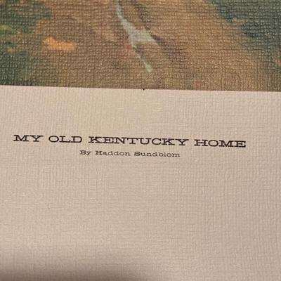 “My Old Kentucky Home” print & duck prints