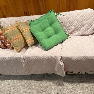 Pillows, chair cushions, sofa cover