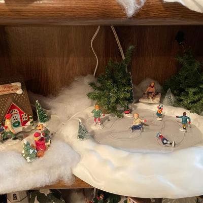 Skating and warming house