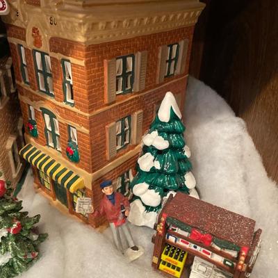 Hardware and drugstore with a part of buildings