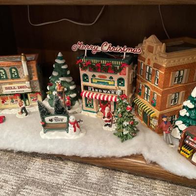 Hardware and drugstore with a part of buildings