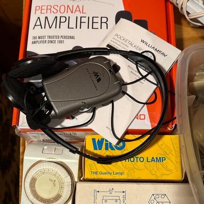 Mini heater, pocket talker, personal amplifier, electrical, digital TV converter