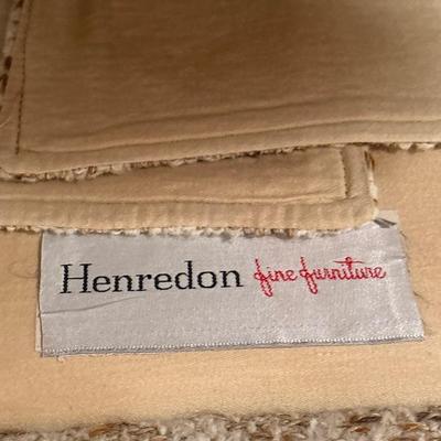 Vintage oversized chair/ottoman by Henredon