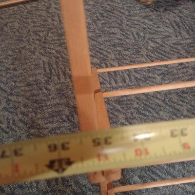 Wood Accordion Laundry Drying Rack