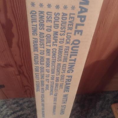 Edmunds Solid Maple Wood Quilting Frame New in Box