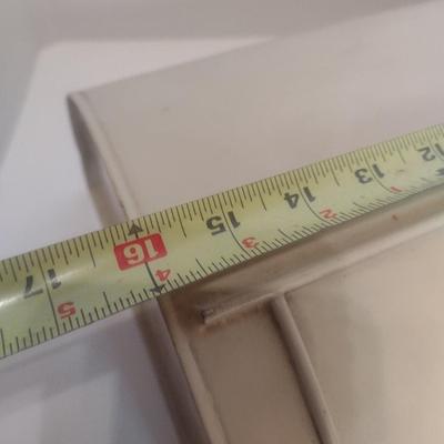 Vintage Metal Roll-Up Bread Box Half Round