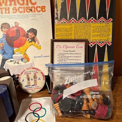 Vintage poker chips, checkers &. More
