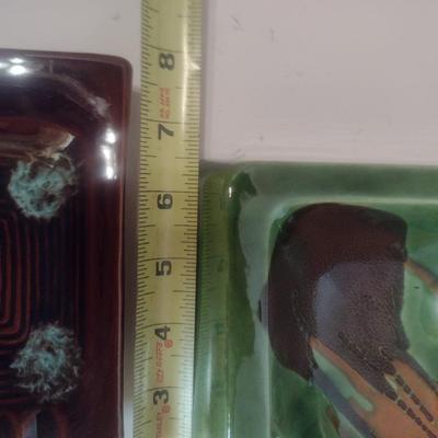 Pair of Mid-Century Ceramic Ashtrays Includes Royal Haeger