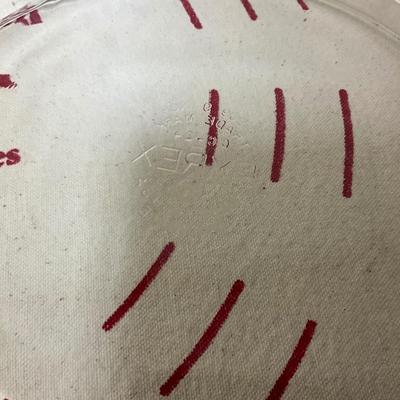 Pasty cloth w/board, 2 Pyrex pie plates, biscuit cutters