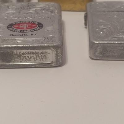 Collection of Vintage Mostly Advertising Cigarette Lighters