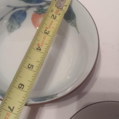 Set of Three Vintage Japanese Ceramic Nesting Mixing Bowls