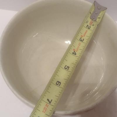 Set of Three Vintage Hall's Superior Ceramic Nesting Mixing Bowls
