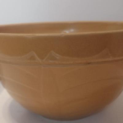 Pair of Vintage McCoy Pottery Ironstone Mixing Bowls