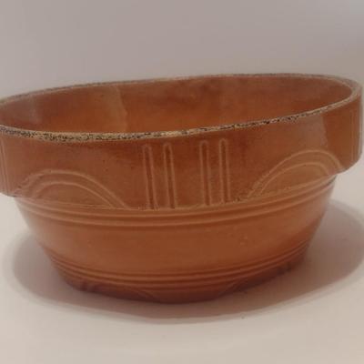 Pair of Vintage McCoy Pottery Ironstone Mixing Bowls