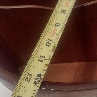 Vintage Divided Compartment Wooded Firken Bucket