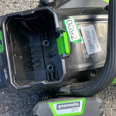 Greenworks 18” Cordless Battery Charge Chainsaw