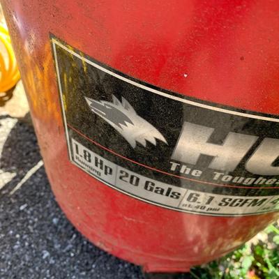Husky 1.8 HP Air Compressor + Accessories