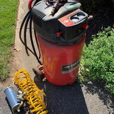 Husky 1.8 HP Air Compressor + Accessories
