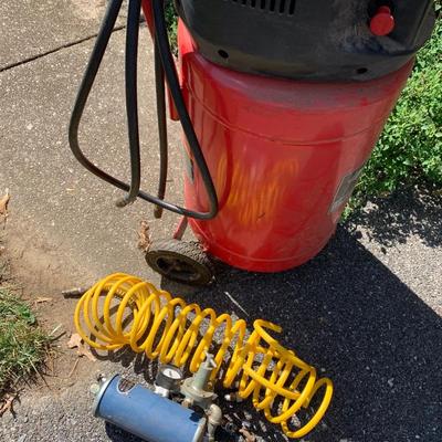Husky 1.8 HP Air Compressor + Accessories
