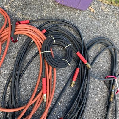 Large Lot of Air Compressor Hoses