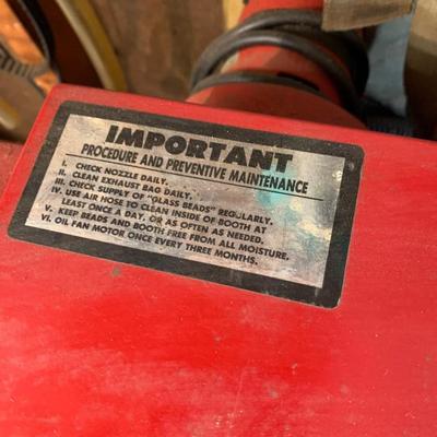 Snap On Sand Blast Unit