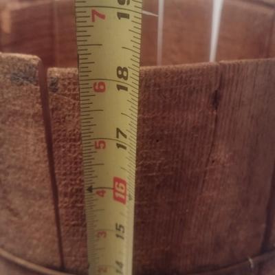 Vintage Wood Slat Nail Keg