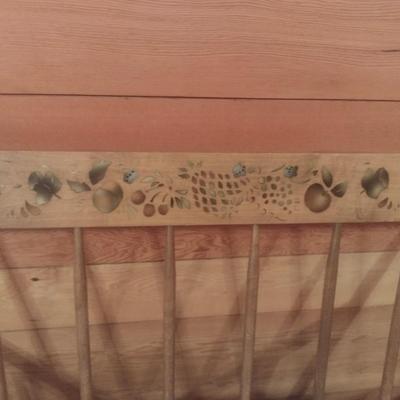 Vintage Maple Wood Amish Sitting Bench