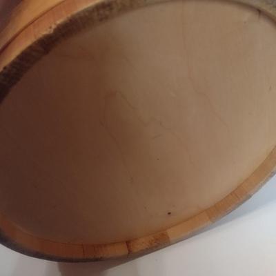 Large Wood Slat Firken Style Bucket
