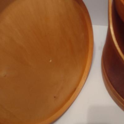 Large Wood Slat Firken Style Bucket