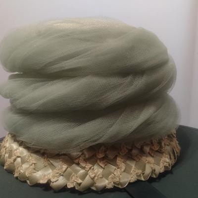 Pair of Vintage Hat Boxes with One Hat as Shown