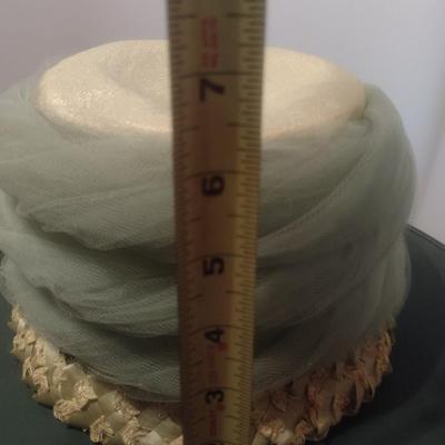 Pair of Vintage Hat Boxes with One Hat as Shown